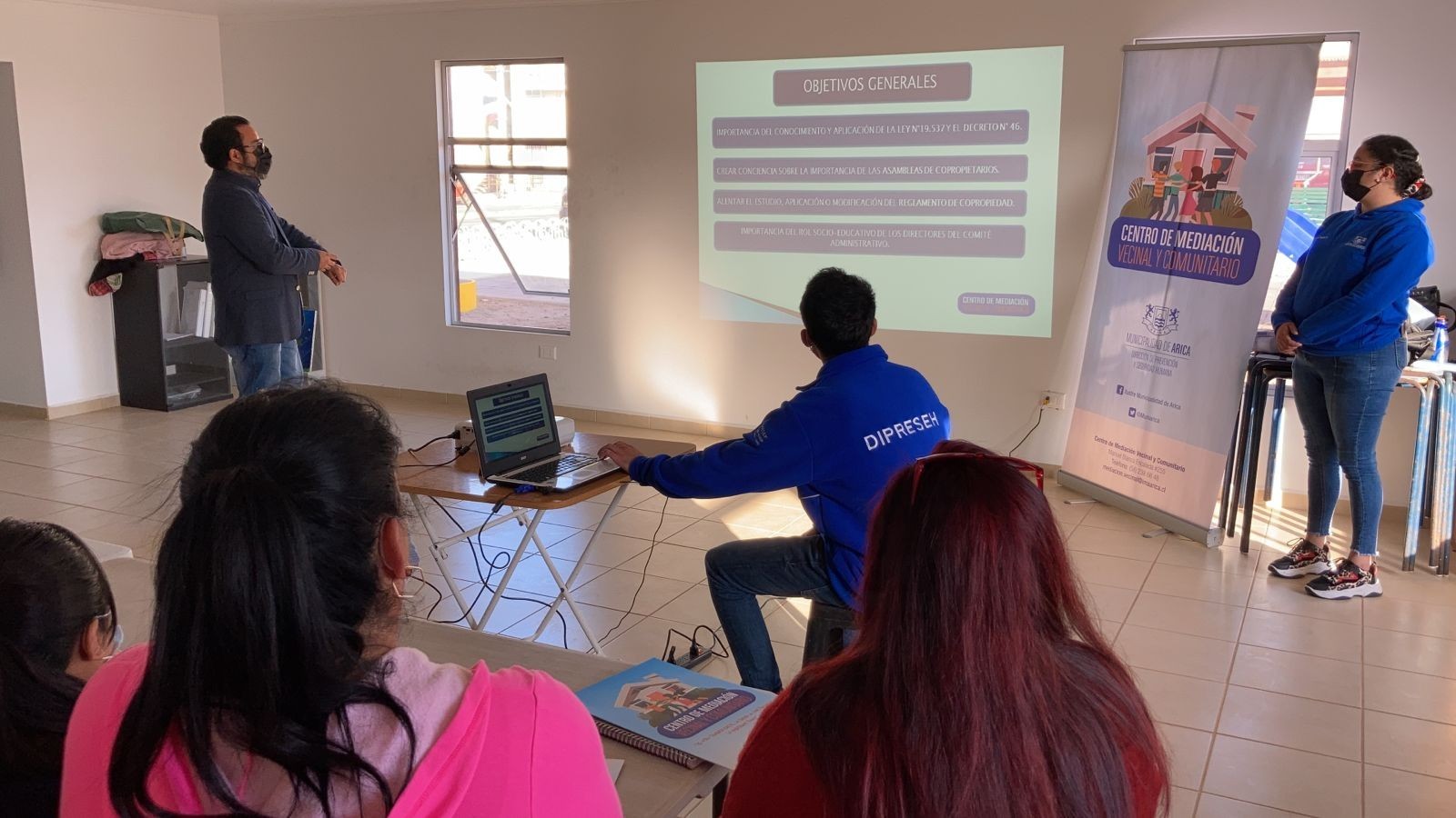 Arica – Mediación Vecinal conversó en los barrios sobre Ley de Copropiedad